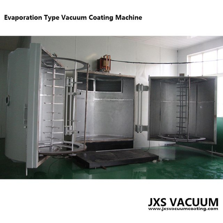 Vertical 2 Doors Thermal Evaporation Chrome Vacuum Metalizing Plastic Machine